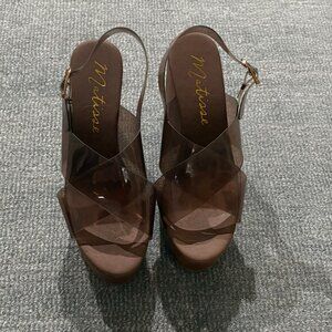 Matisse Fox Jelly Platform Heels (Size US 7, NWOT)